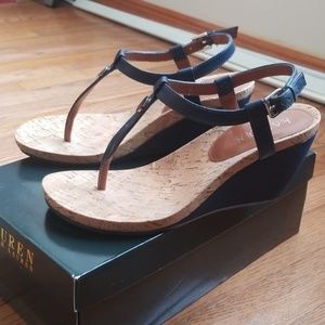 Ralph Lauren Shoes - Ralph Lauren Leather Reeta Wedge Ralph Lauren Shoes - Ralph Lauren Leather Reeta Wedge